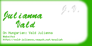 julianna vald business card